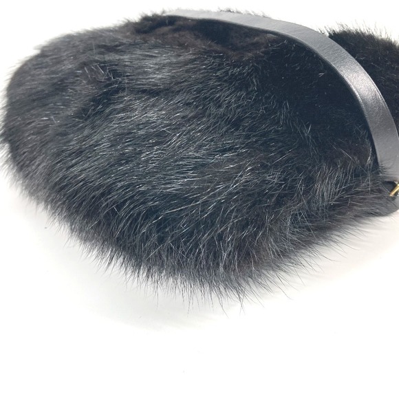 Louis Vuitton Montchon Black Vison crossbody bag shoulder mink - Picture 10 of 13